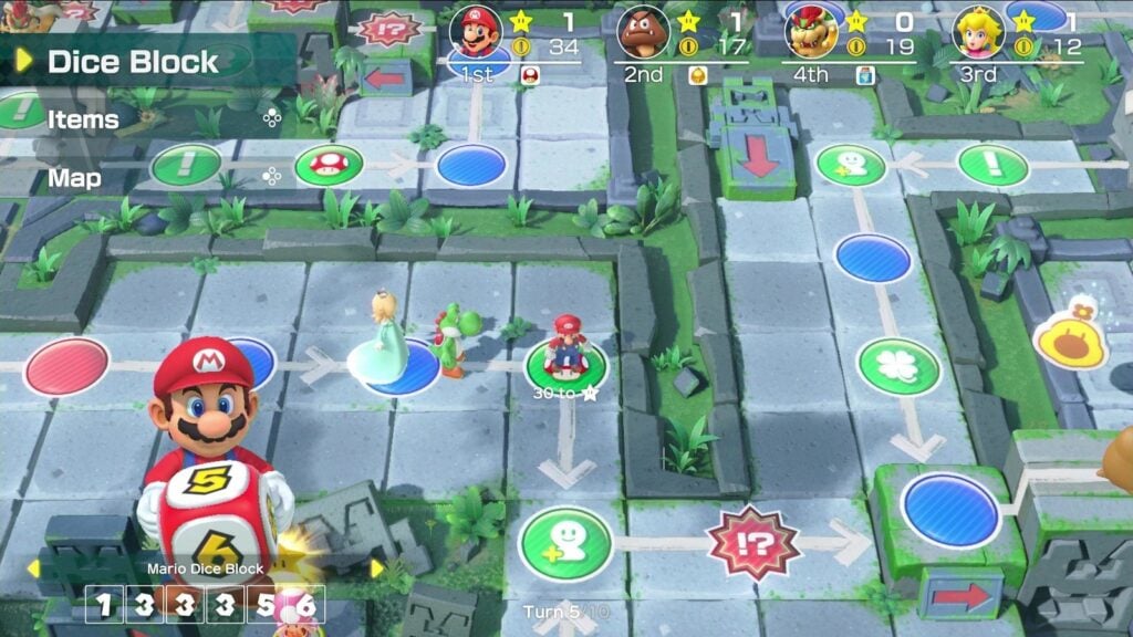 Super Mario Party includes only four different boards