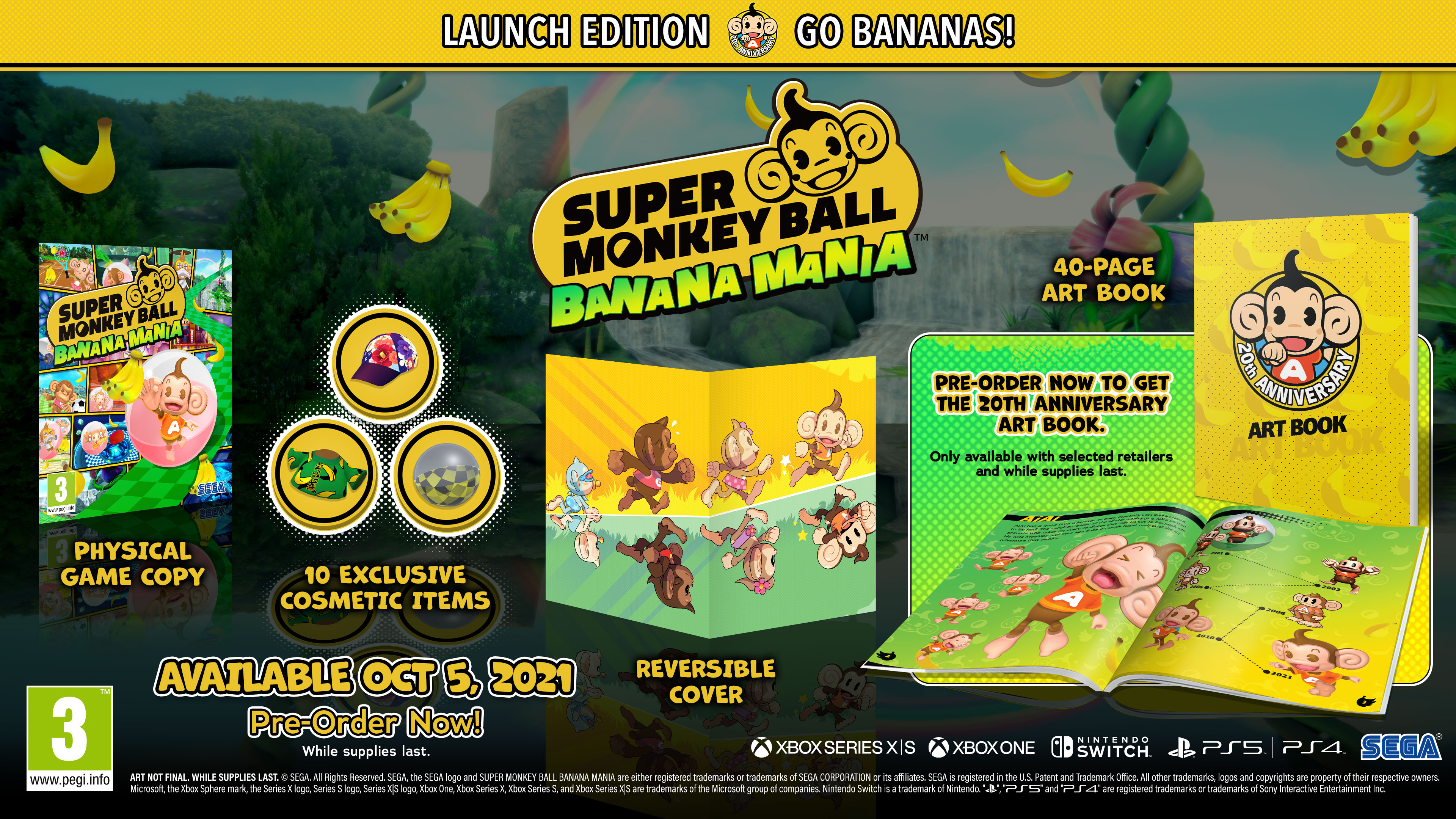 Super Monkey Ball: Banana Mania – Gyro controls supported
