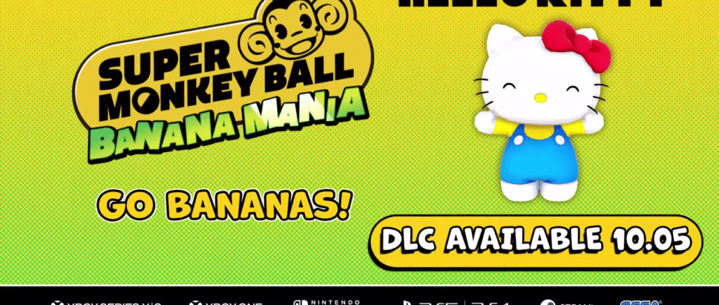 Super Monkey Ball: Banana Mania – Hello Kitty DLC-personage onthuld