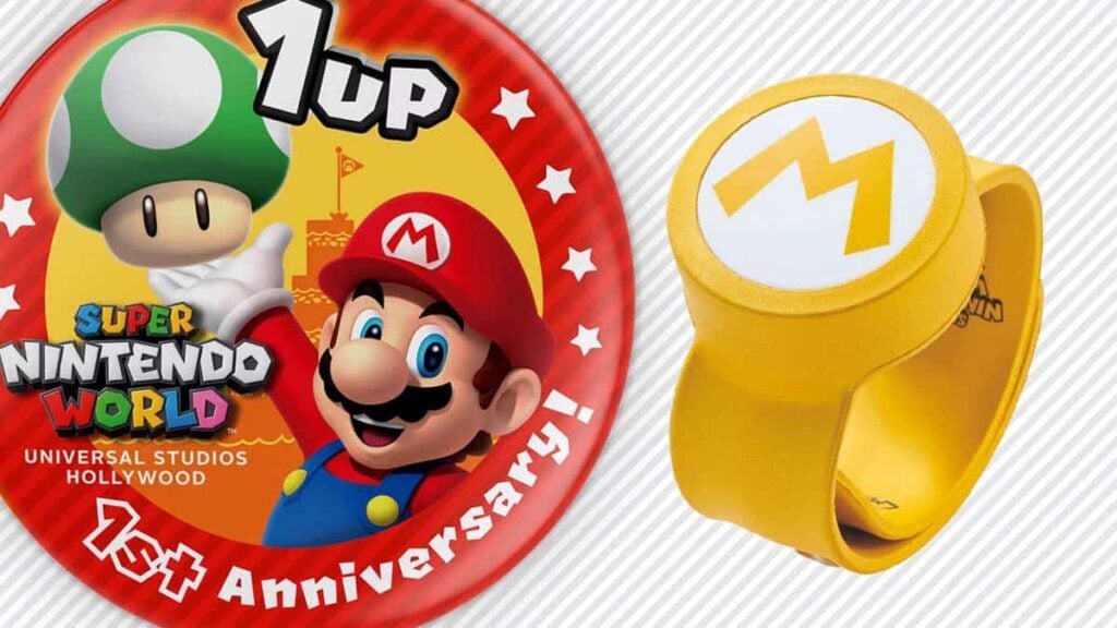 Viering van het eenjarig jubileum van Super Nintendo World in Universal Studios Hollywood