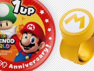 Viering van het eenjarig jubileum van Super Nintendo World in Universal Studios Hollywood