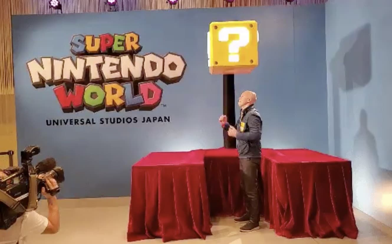 Super Nintendo World – When you hit a Question Mark Block