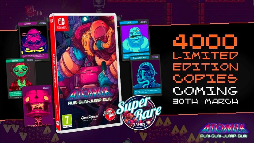 Super Rare Games – Atomik: RunGunJumpGun – Fysieke Release