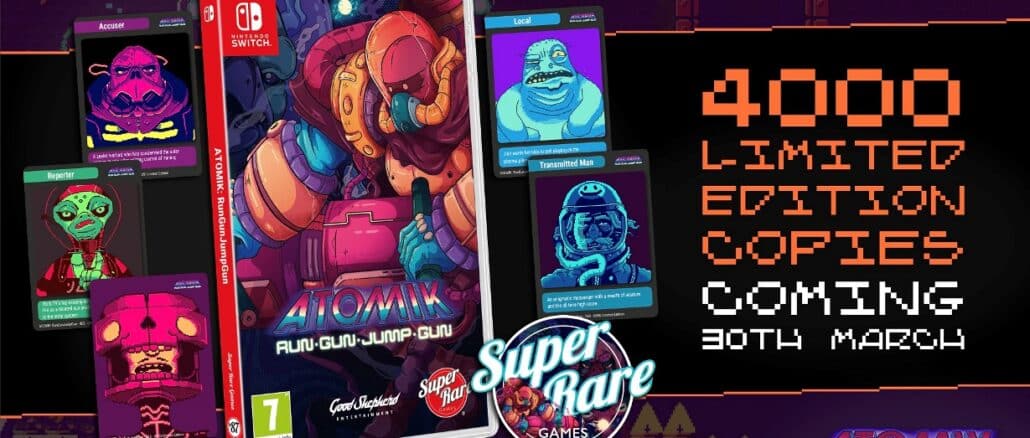Super Rare Games – Atomik: RunGunJumpGun – Fysieke Release