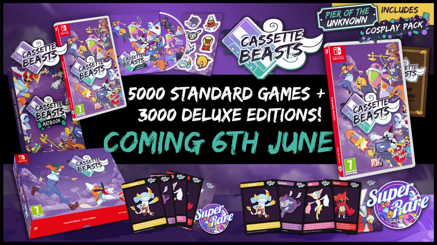 Super Rare Games – Exclusive Physical Release of Cassette Beasts