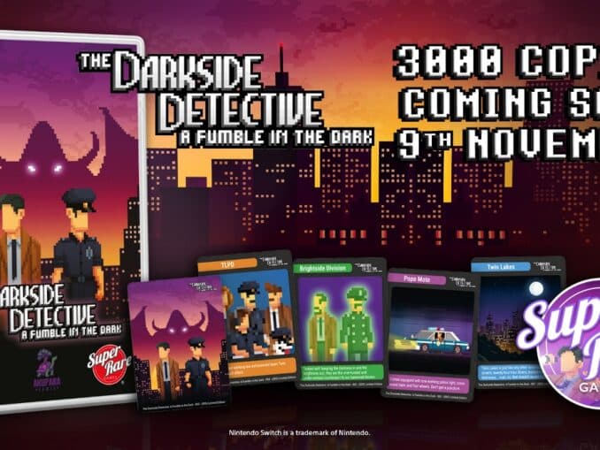 News - Super Rare Games – Limited Physical Edition for The Darkside Detective: A Fumble in the Dark 