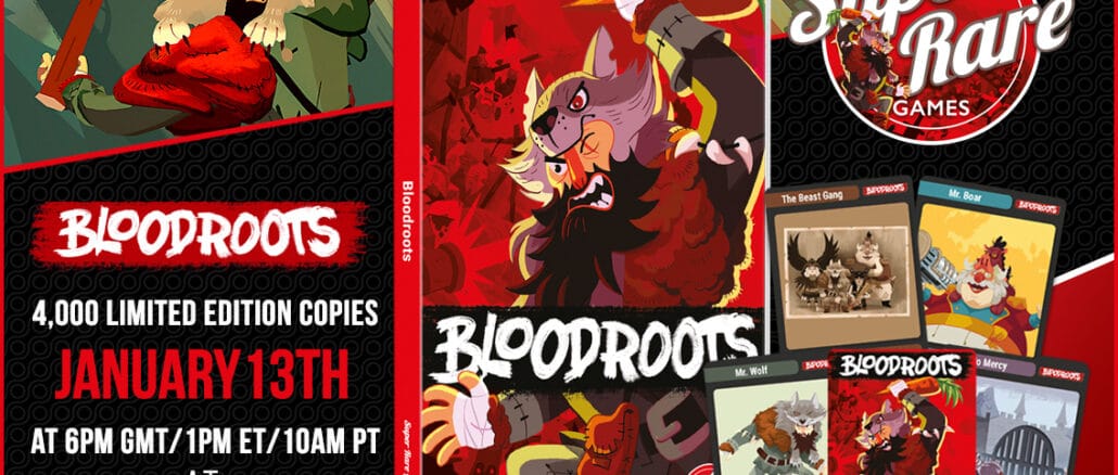 Super Rare Games – Volgende fysieke release – Bloodroots