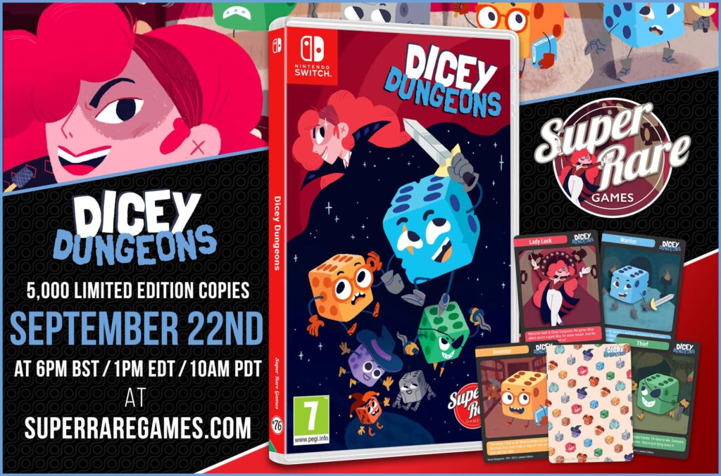 Super Rare Games – Volgende fysieke release – Dicey Dungeons