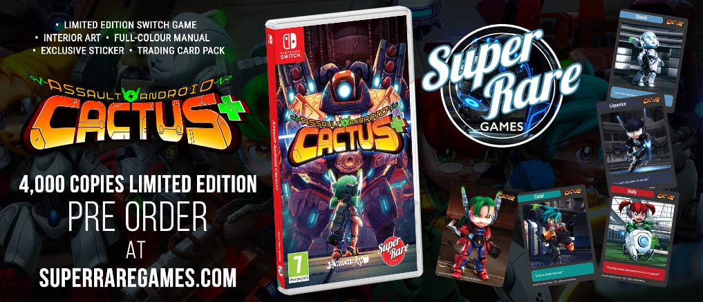 Super Rare Games – Volgende fysieke release – Assault Android Cactus+