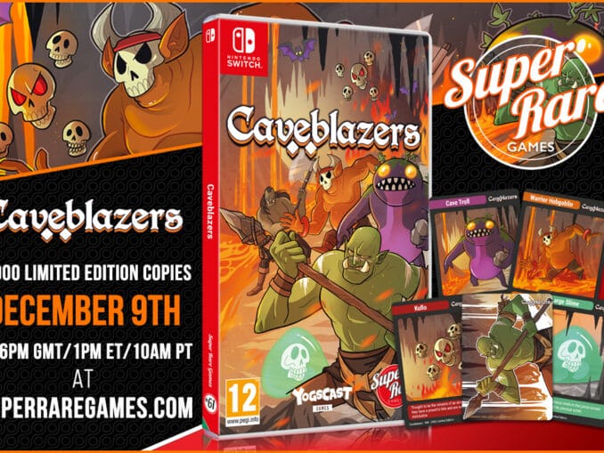 News - Super Rare Games – Next Physical Release – Caveblazers 