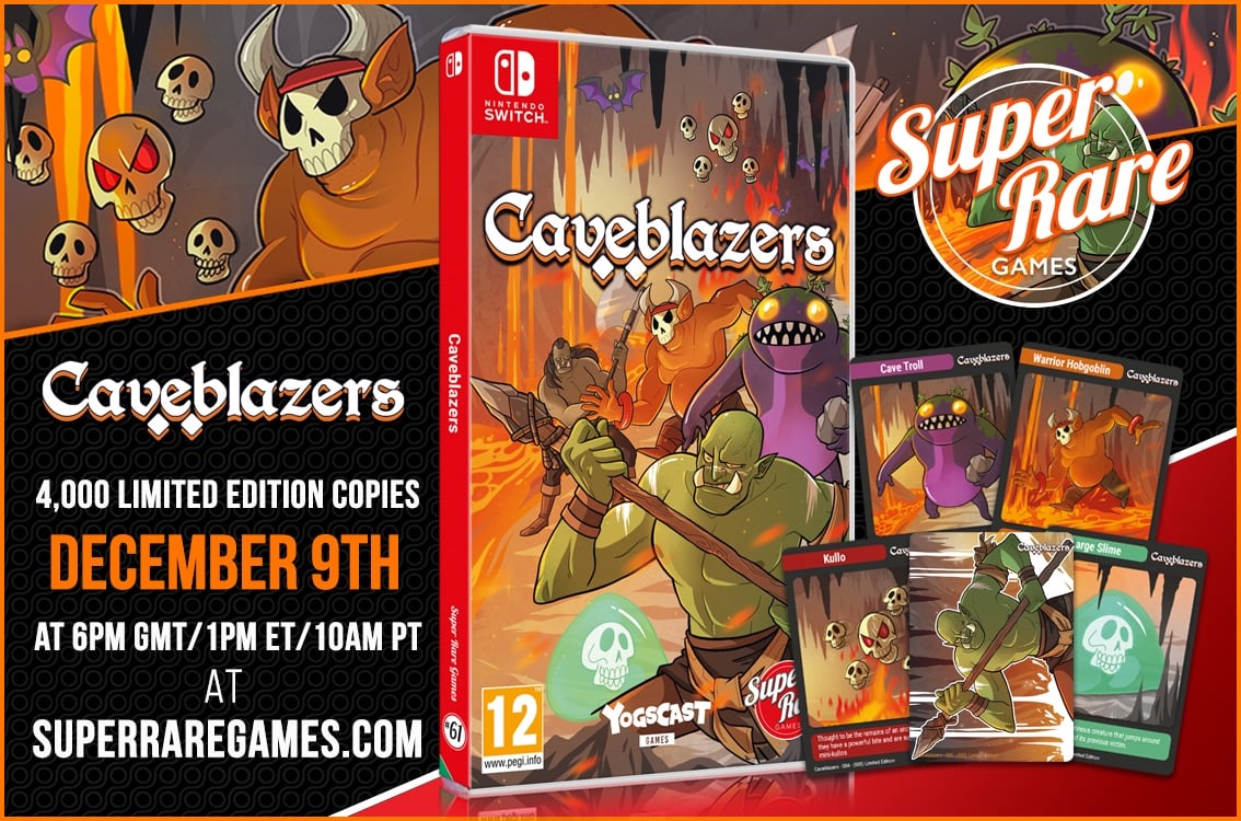 Super Rare Games – Next Physical Release – Caveblazers