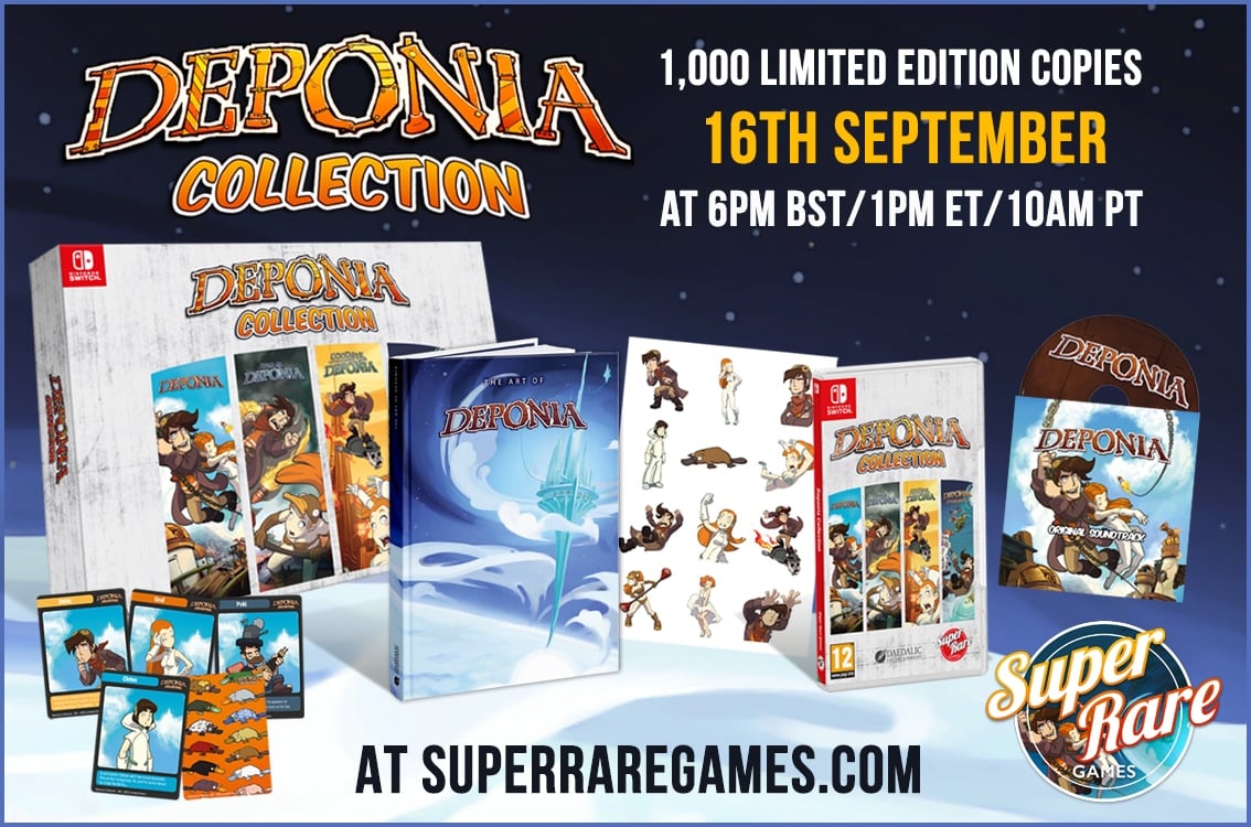 Super Rare Games – Next Physical Release – Deponia Collection