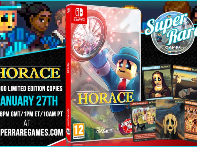 Nieuws - Super Rare Games – Volgende fysieke release – Horace 