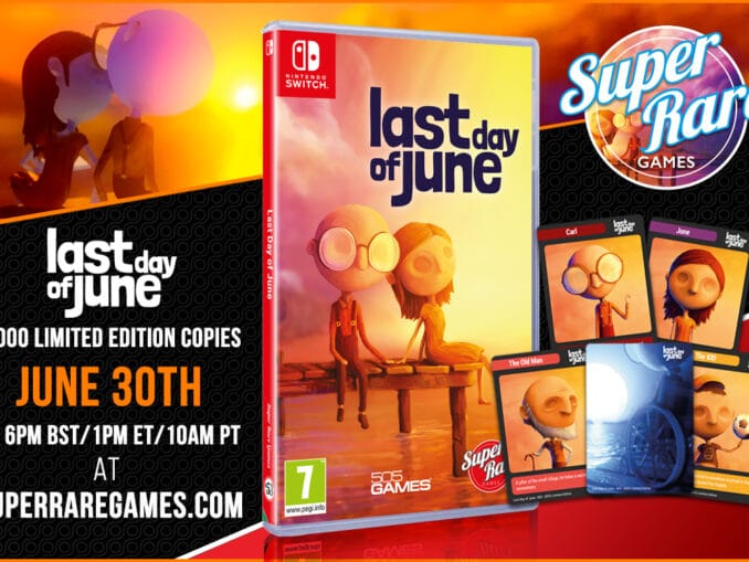 Nieuws - Super Rare Games – Volgende fysieke release – Last Day Of June 