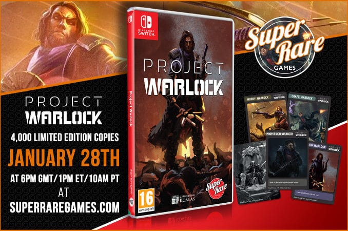 News - Super Rare Games – Next Physical Release – Project Warlock 