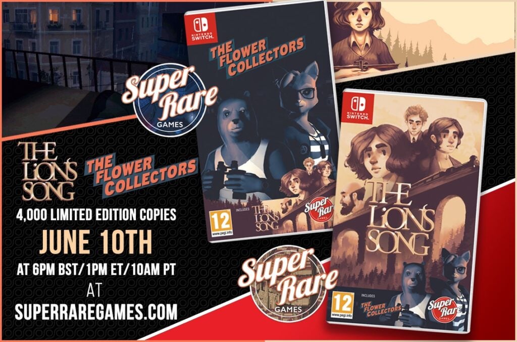 Super Rare Games – Next Physical Release – The Lion’s Song + The Flower Collectors