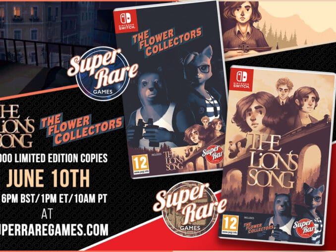 News - Super Rare Games – Next Physical Release – The Lion’s Song + The Flower Collectors 