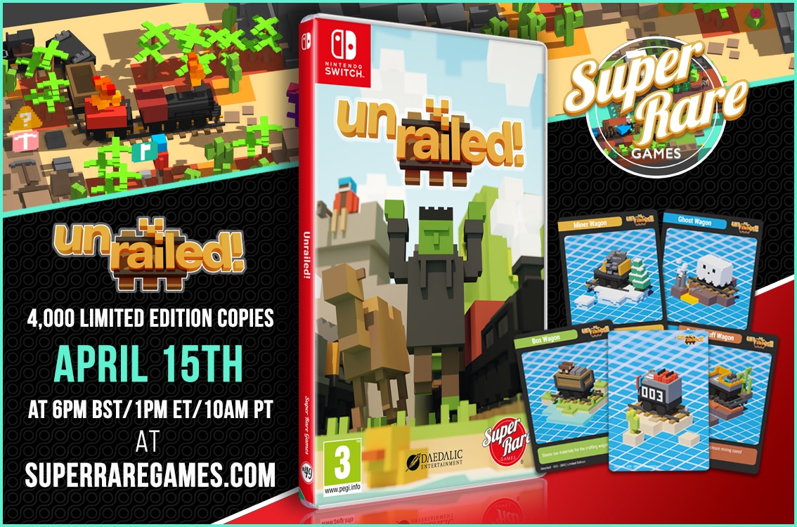 Super Rare Games – Volgende fysieke release – Unrailed!
