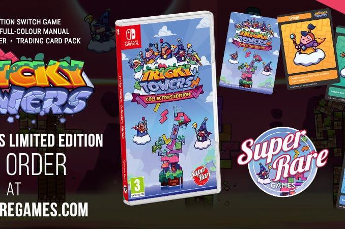 Nieuws - Super Rare Games – Volgende fysieke release – Tricky Towers: Collector’s Edition 