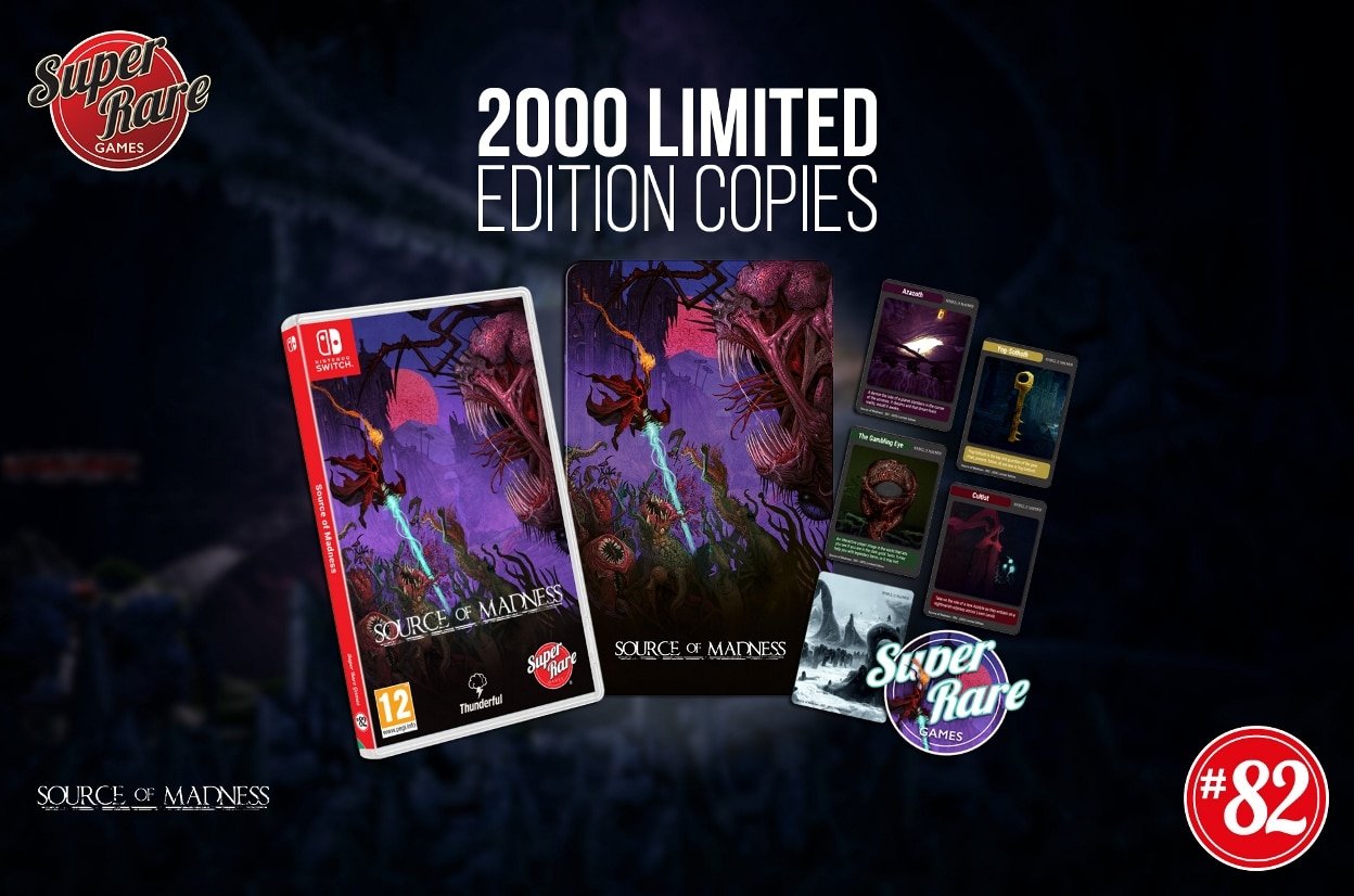 Super Rare Games – Source of Madness physical release