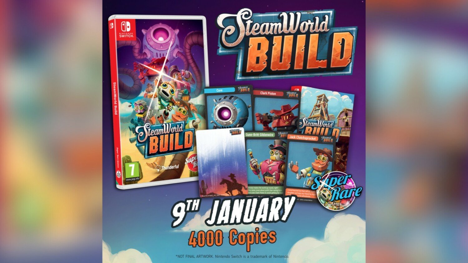 Super Rare Games – SteamWorld Build Physical Release