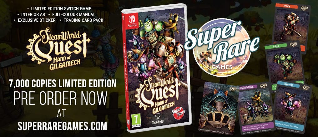 Super Rare Games – SteamWorld Quest – Pre-Orders start November 7th