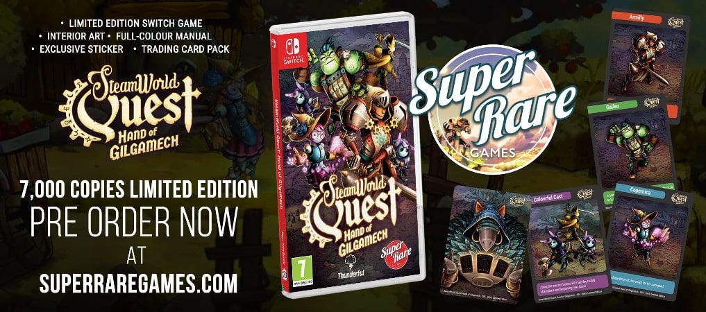 Super Rare Games – SteamWorld Quest – Pre-Orders start November 7th