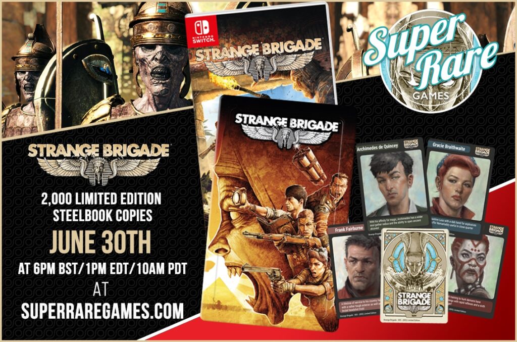 Super Rare Games – Strange Brigade fysieke release