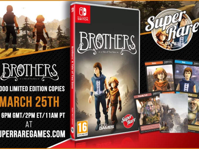 Nieuws - Super Rare Games – Volgende fysieke release – Brothers: A Tale Of Two Sons 