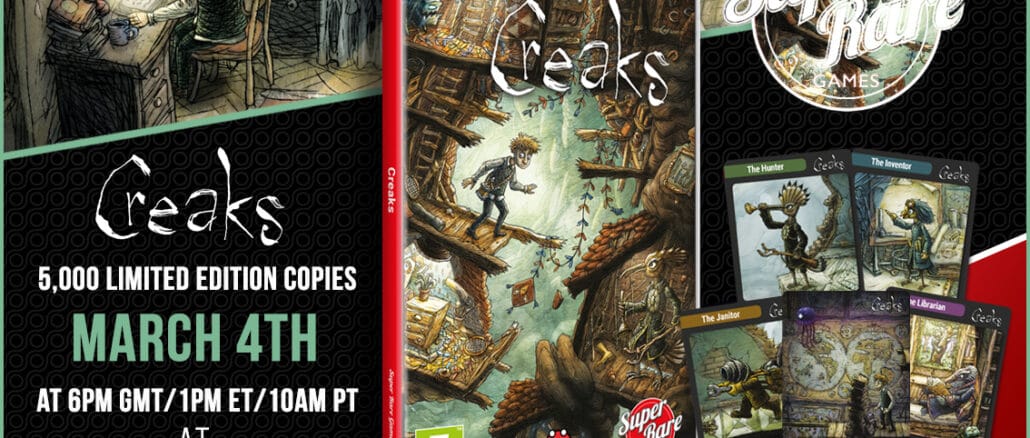 Super Rare Games – Volgende fysieke release – Creaks