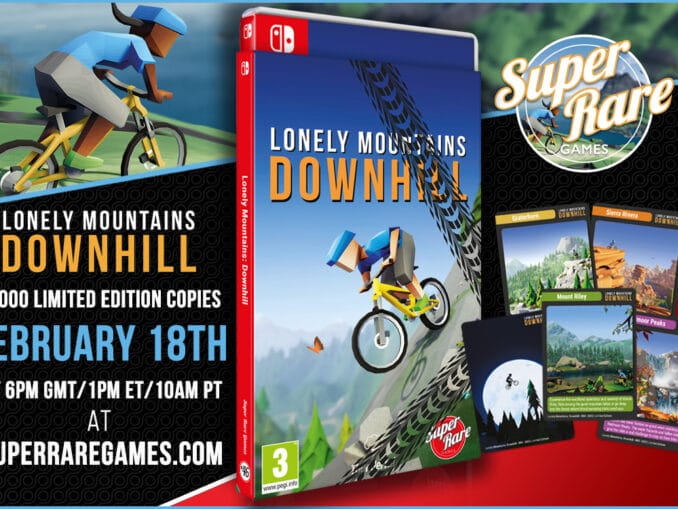 Nieuws - Super Rare Games – Volgende fysieke release – Lonely Mountains: Downhill