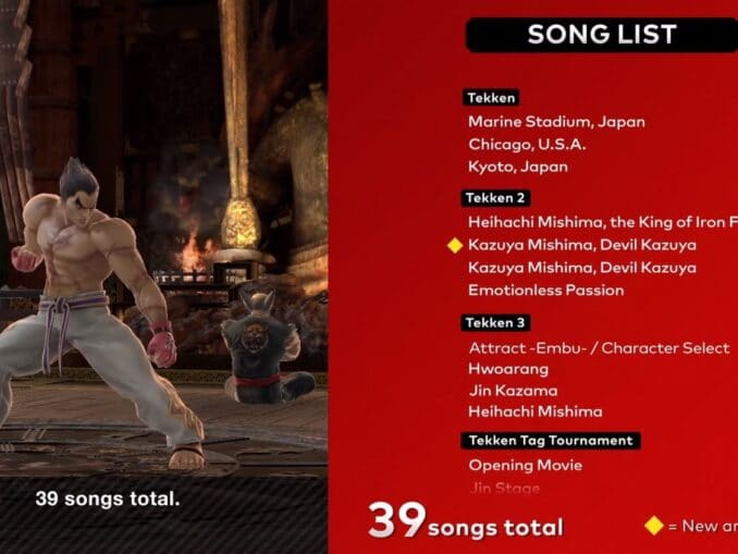 Nieuws - Super Smash Bros. Ultimate – Kazuya DLC voegt 39 Tekken-muzieknummers toe 