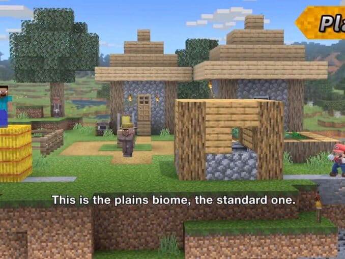 News - Super Smash Bros. Ultimate – Minecraft World Stage Detailed 