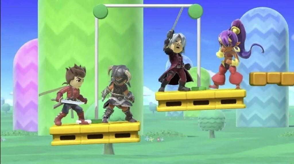 Super Smash Bros. Ultimate – Nieuwe Mii kostuums – Dragonborn, Dante en Shantae