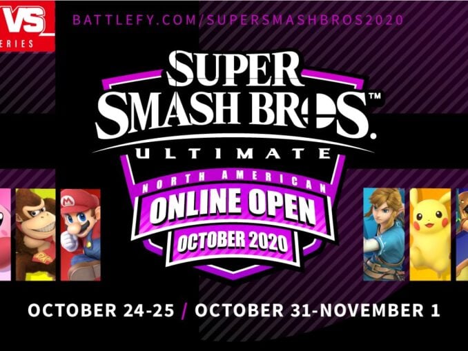 News - Super Smash Bros. Ultimate North American Online Open October 2020 announced 