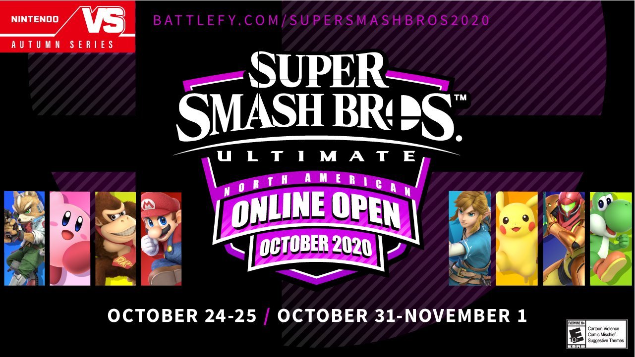 Super Smash Bros. Ultimate North American Online Open October 2020 aangekondigd