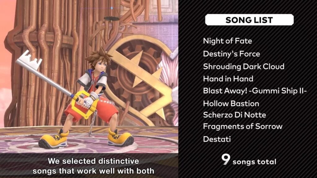 Super Smash Bros. Ultimate – De Sora DLC voegt 9 Kingdom Hearts-muzieknummers toe