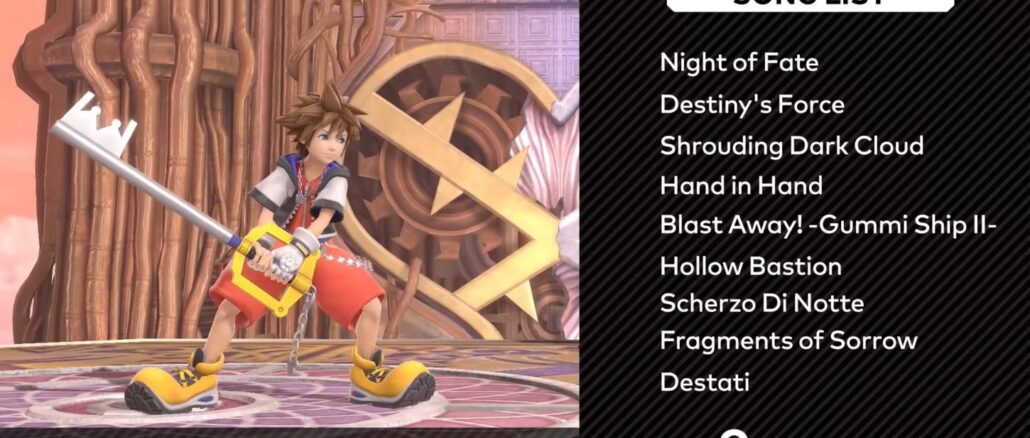 Super Smash Bros. Ultimate – De Sora DLC voegt 9 Kingdom Hearts-muzieknummers toe