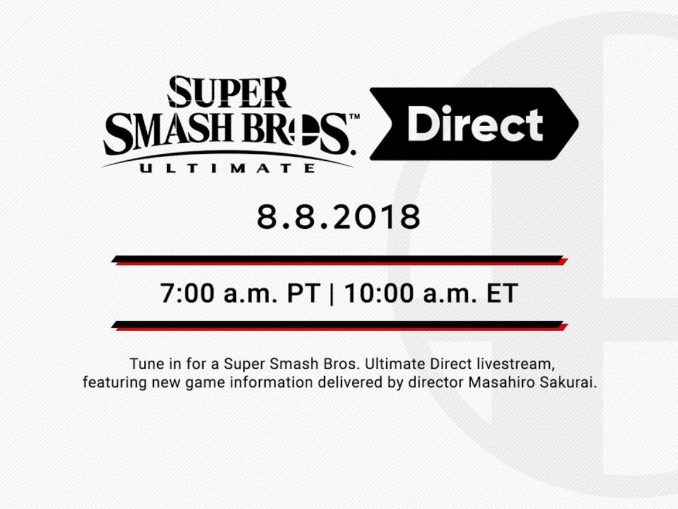 News - Super Smash Bros. Ultimate Direct – this wednesday 
