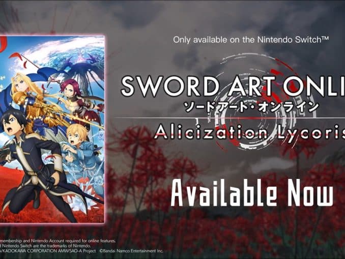 Nieuws - Sword Art Online: Alicization Lycoris – Launch trailer 