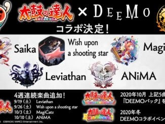 Taiko no Tatsujin: Drum ‘n’ Fun Deemo Pack DLC komt uit in Japan