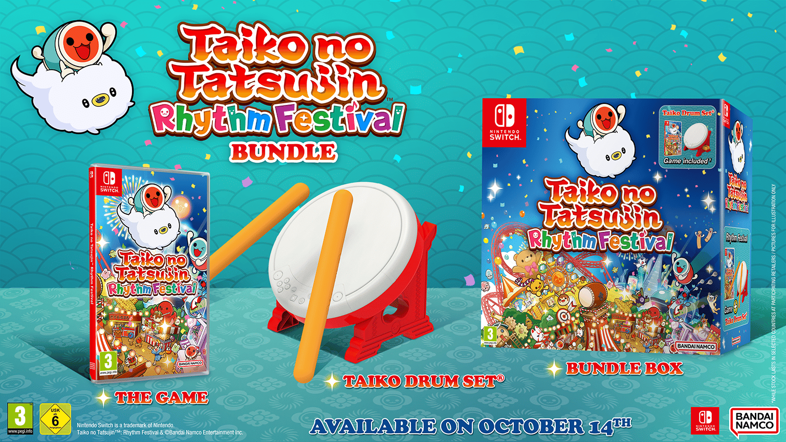 Taiko no Tatsujin: Rhythm Festival fysieke editie vertraagd