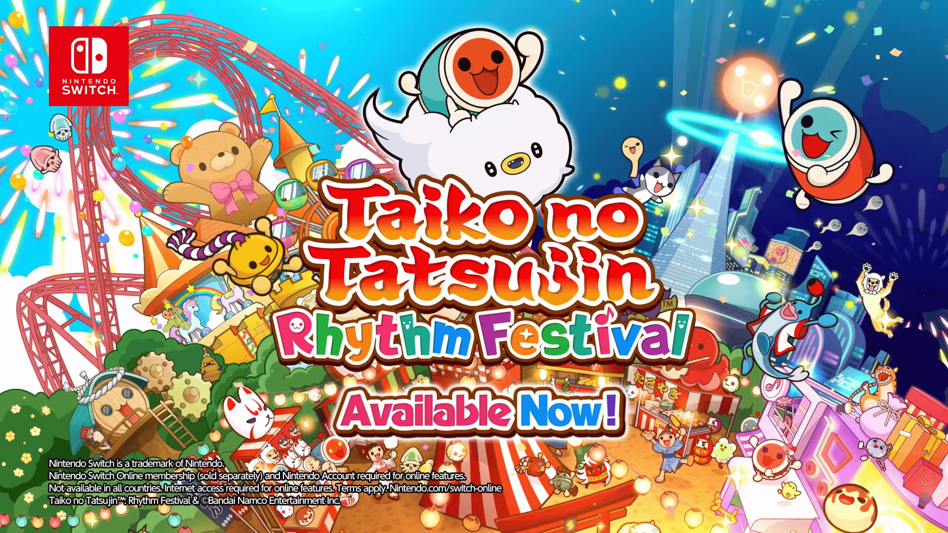 Taiko no Tatsujin: Rhythm Festival – Launch trailer