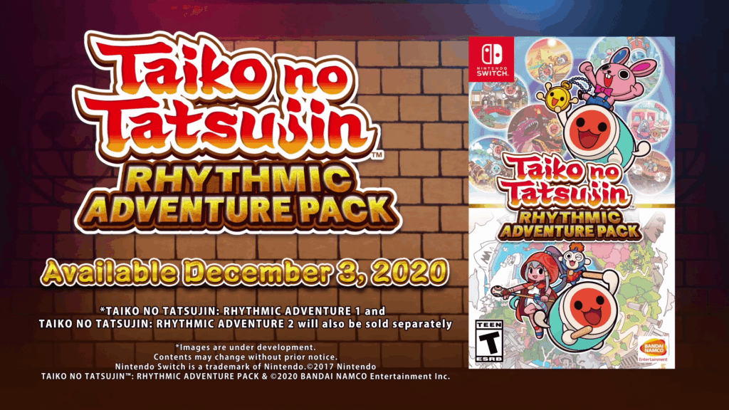 Taiko No Tatsujin: Rhythmic Adventure Pack is coming west