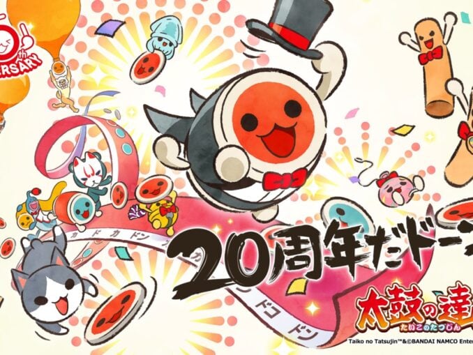 Nieuws - Taiko no Tatsujin Series viert 20-jarig jubileum 