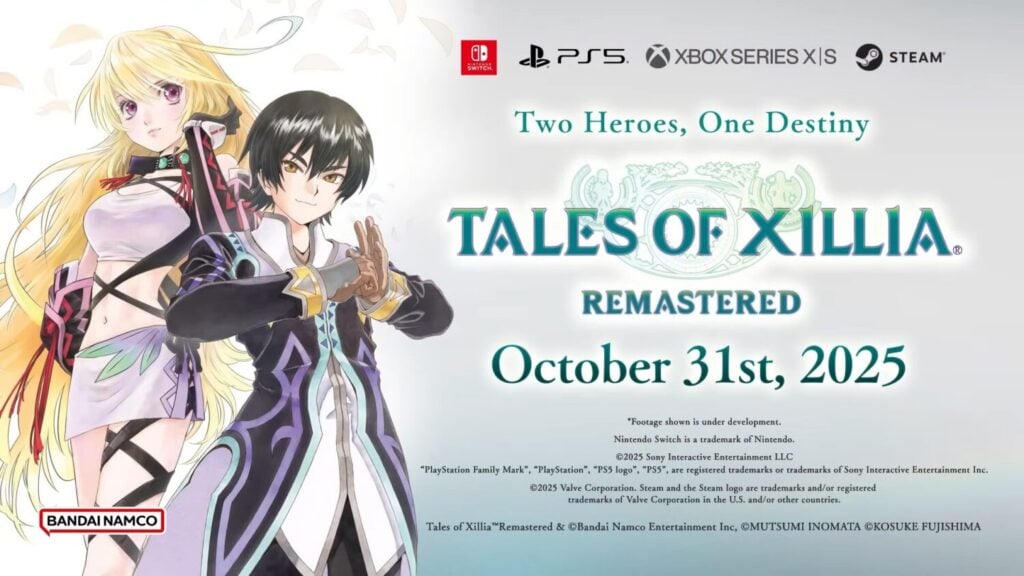 Tales of Xillia Remastered arrives October 31, 2025 — platforms, features, and edition details