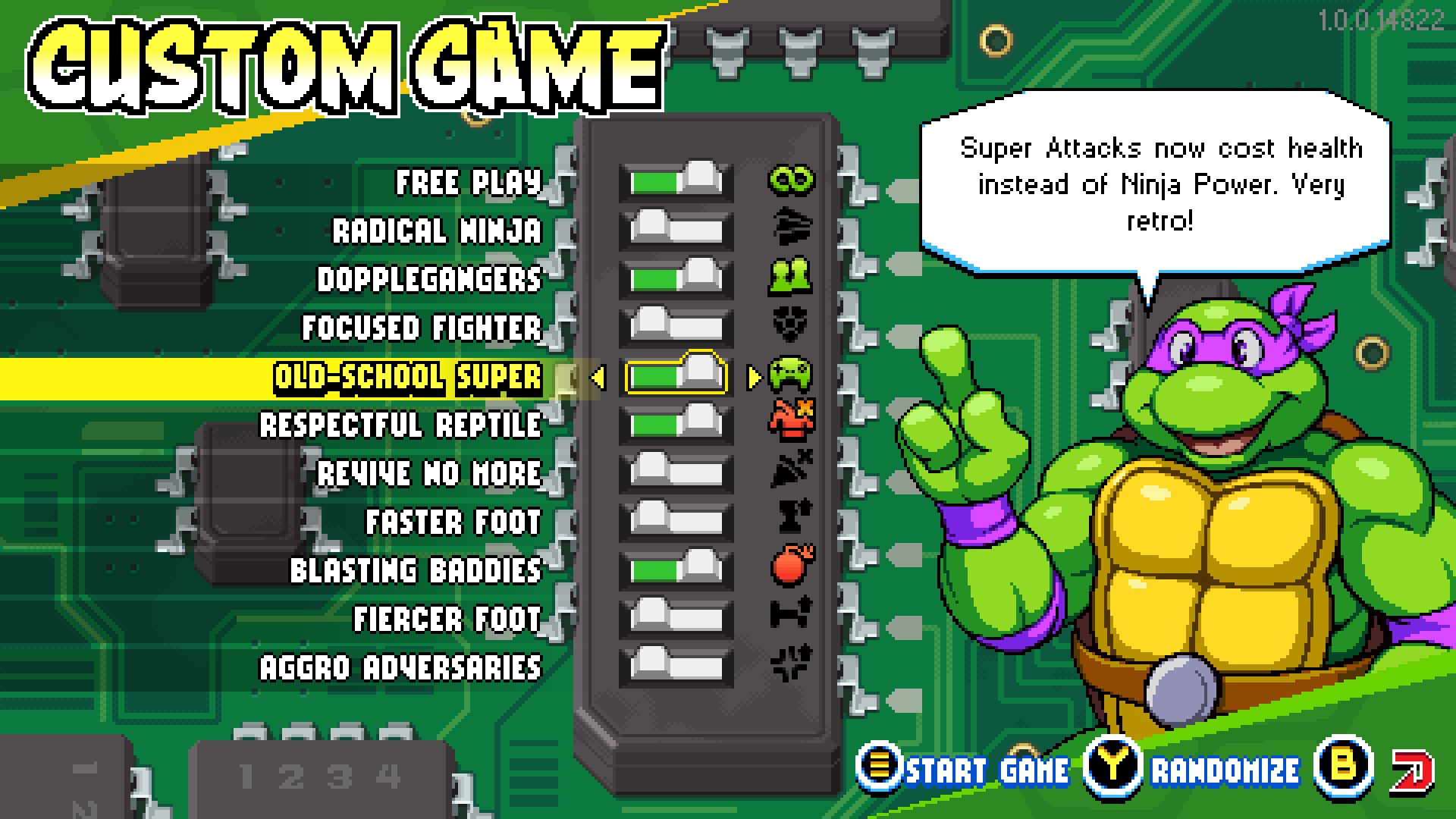 Teenage Mutant Ninja Turtles: Shredder’s Revenge patch includes custom game mode