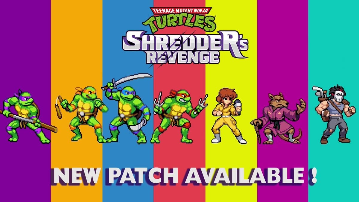 Teenage Mutant Ninja Turtles: Shredder’s Revenge update, patch notes