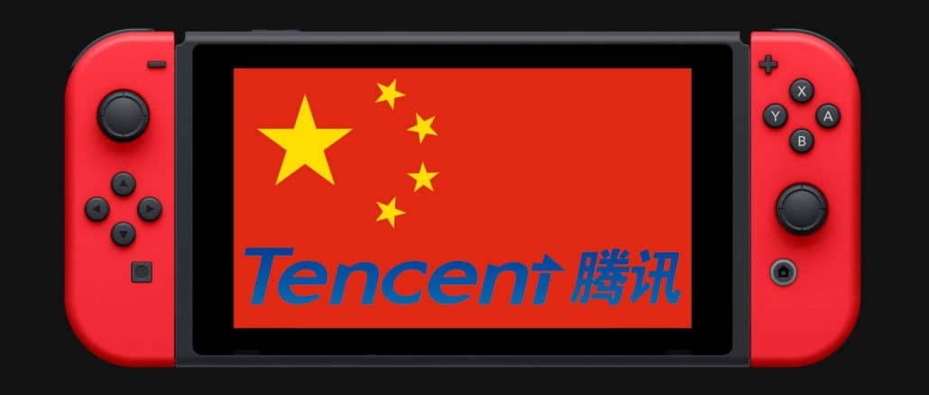 Tencent Chinese Game Card in wereldwijde Nintendo Switch