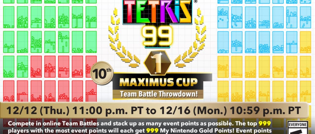 Tetris 99 – 10de Maximus Cup